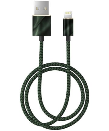 iDeal of Sweden Lightning Kabel 1 Meter Emerald Satin Kabels