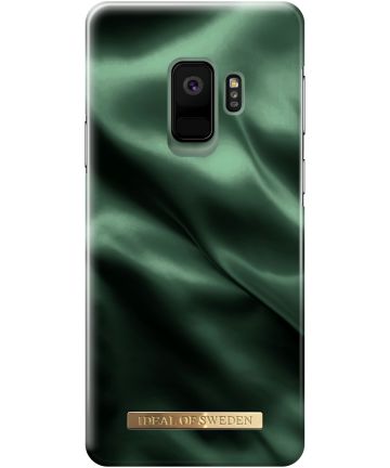iDeal of Sweden Samsung Galaxy S9 Fashion Hoesje Emerald Satin Hoesjes