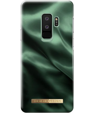 iDeal of Sweden Samsung Galaxy S9 Plus Fashion Hoesje Emerald Satin Hoesjes