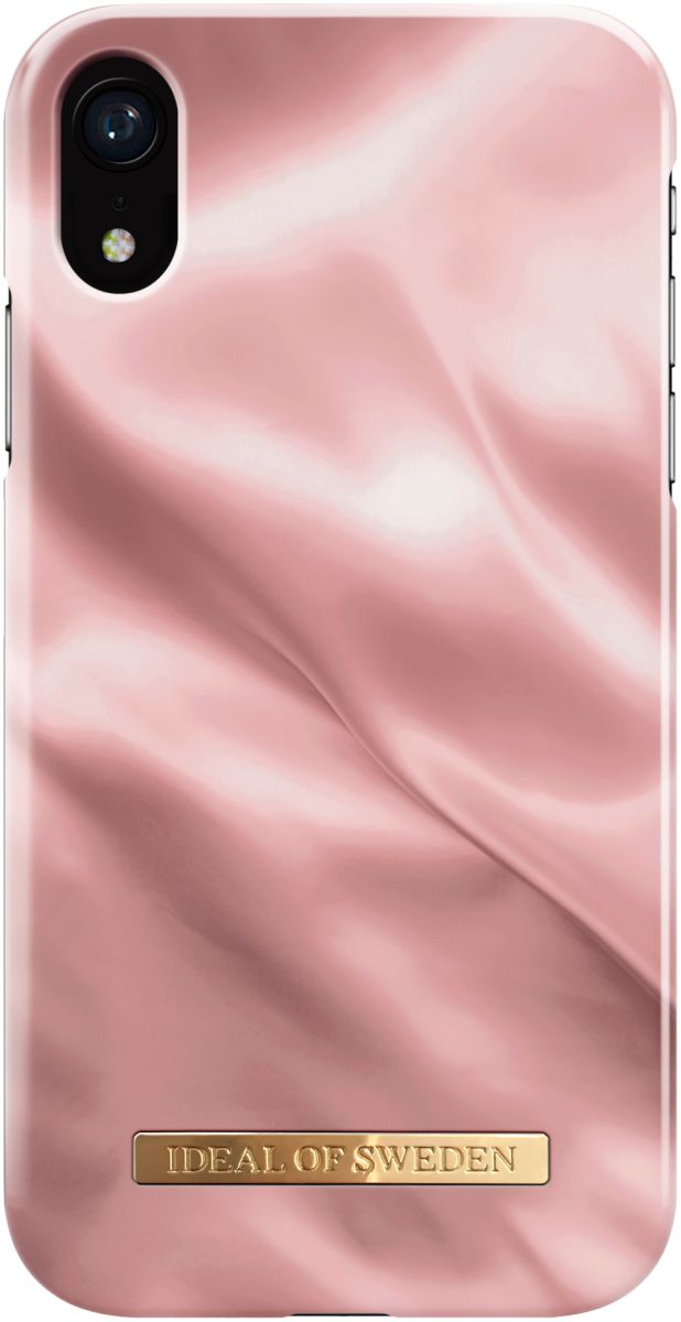iDeal of Sweden iPhone XR Fashion Hoesje Rose Satin afbeelding 1