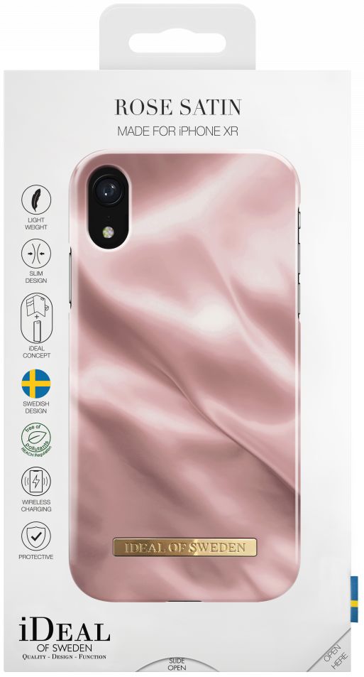iDeal of Sweden iPhone XR Fashion Hoesje Rose Satin afbeelding 3