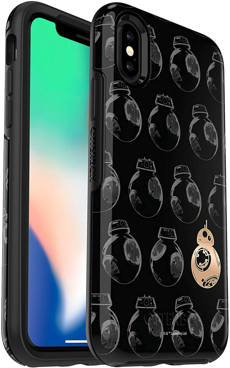 OtterBox Symmetry Case Disney iPhone X / XS Gold BB-8 afbeelding 2
