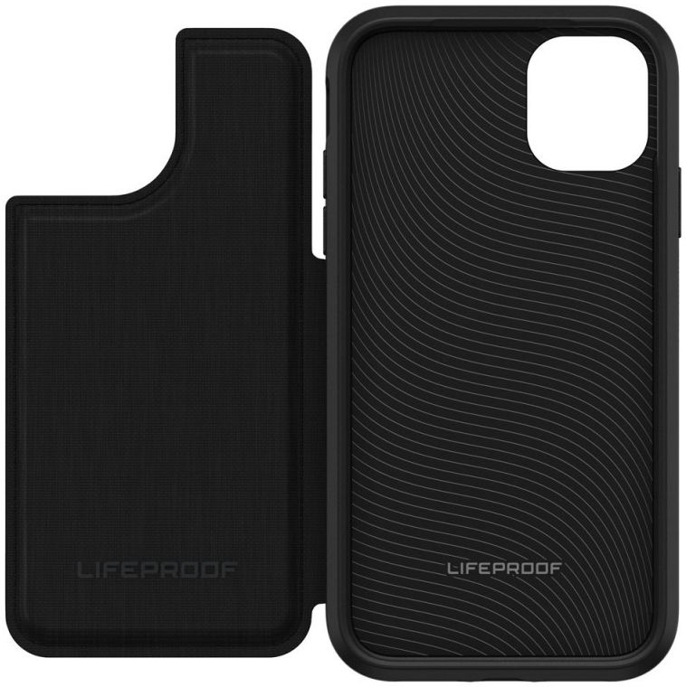 LifeProof Apple iPhone 11 Pro Flip Back Cover Portemonnee Hoesje Zwart afbeelding 6