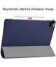 Apple iPad Pro 12.9 2018 / 2020 Tri-Fold Flip Case Blauw