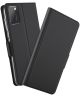 Samsung Galaxy A41 Luxe Portemonnee Hoesje Zwart