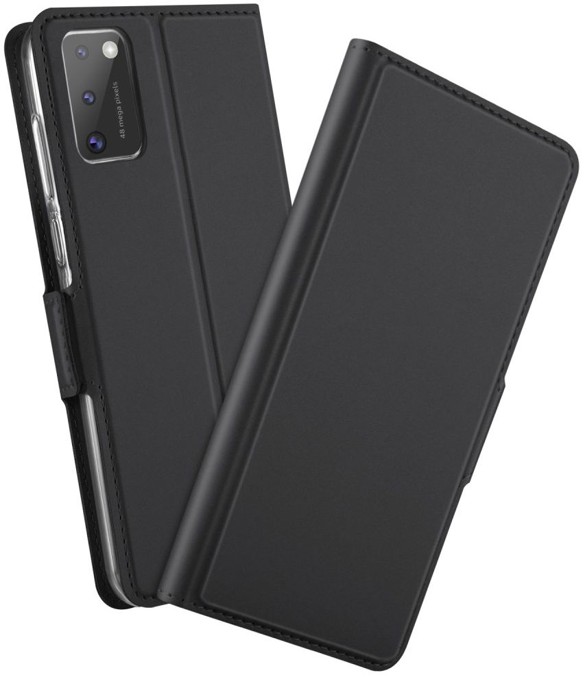 Samsung Galaxy A41 Luxe Portemonnee Hoesje Zwart afbeelding 1