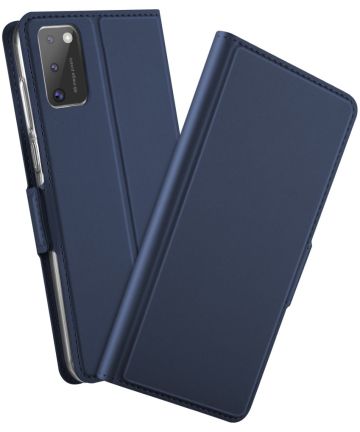 Samsung Galaxy A41 Luxe Portemonnee Hoesje Blauw Hoesjes