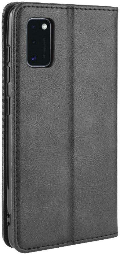 Samsung Galaxy A41 Vintage Portemonnee Hoesje Zwart afbeelding 6
