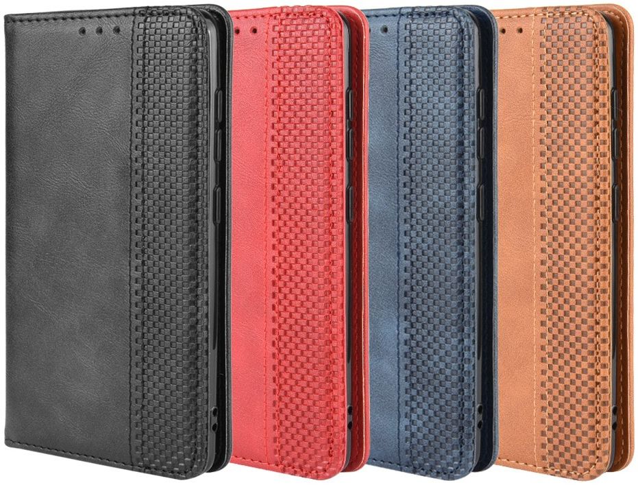 Samsung Galaxy A41 Vintage Portemonnee Hoesje Zwart afbeelding 13