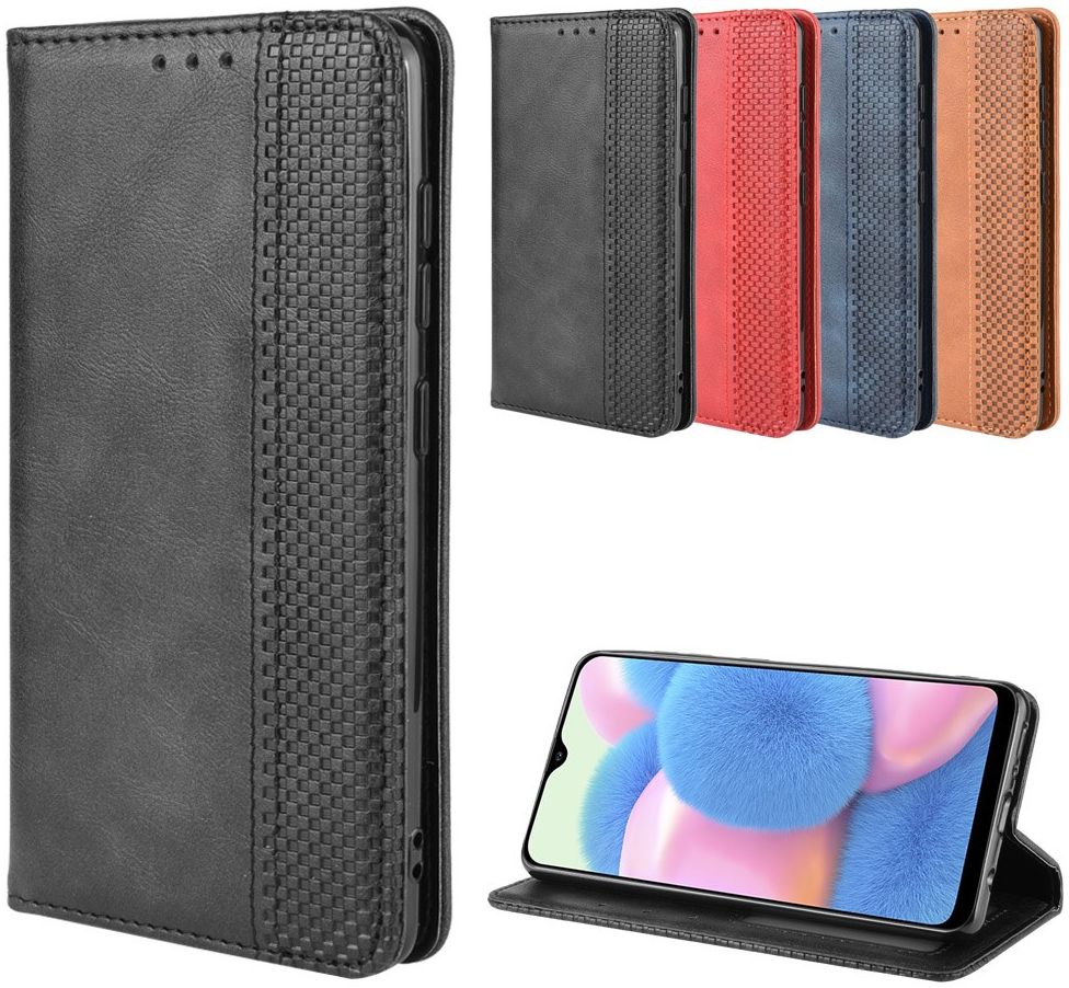 Samsung Galaxy A41 Vintage Portemonnee Hoesje Zwart afbeelding 14