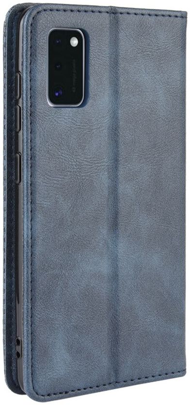 Samsung Galaxy A41 Vintage Portemonnee Hoesje Blauw afbeelding 6