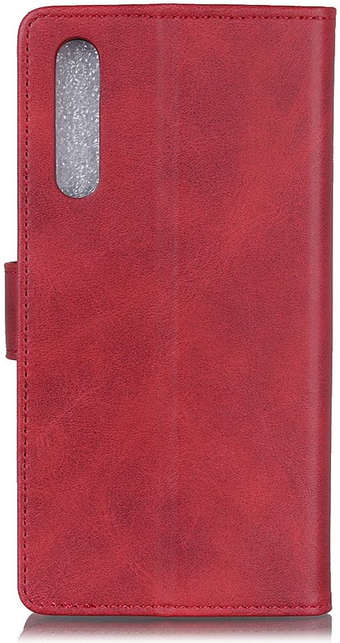 Sony Xperia 10 II Matte Portemonnee Hoesje Rood afbeelding 5