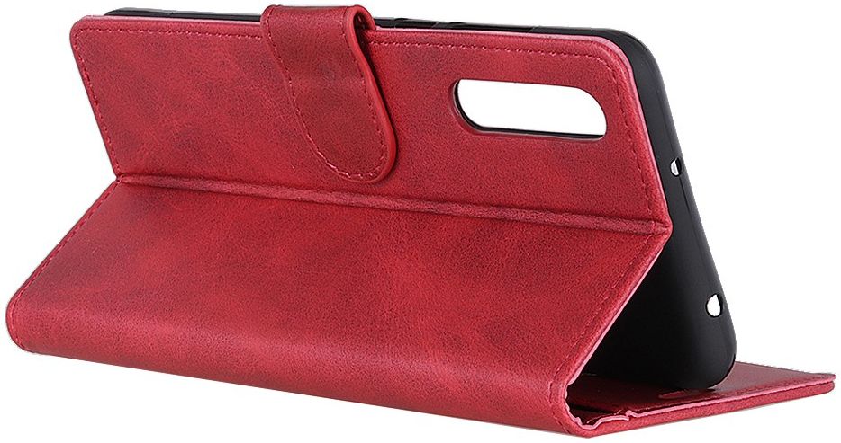 Sony Xperia 10 II Matte Portemonnee Hoesje Rood afbeelding 6