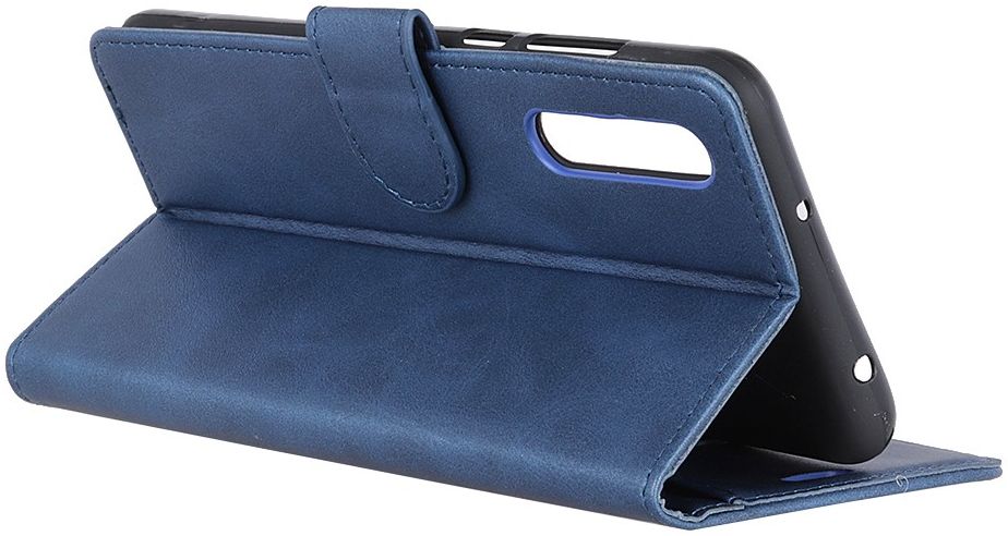 Sony Xperia 1 II Matte Portemonnee Hoesje Blauw afbeelding 5