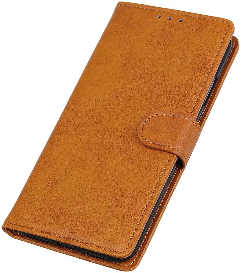 Sony Xperia 1 II Matte Portemonnee Hoesje Bruin afbeelding 5