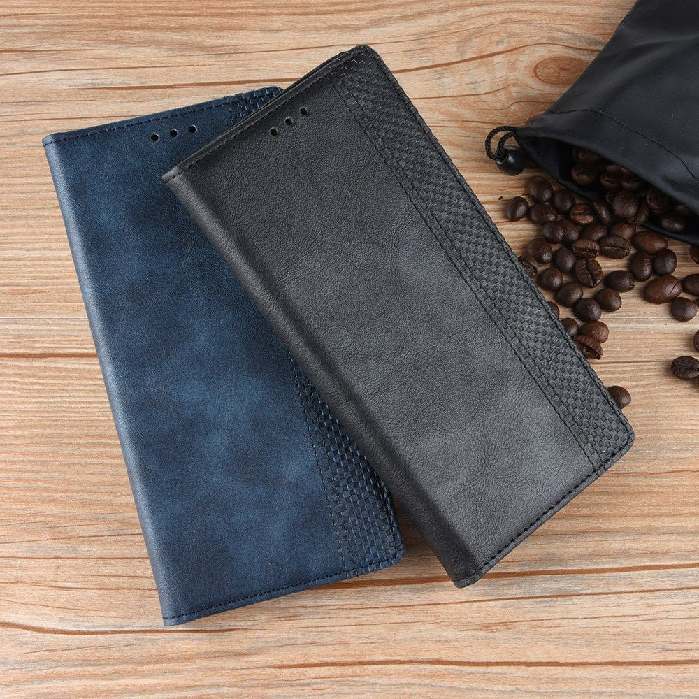 Sony Xperia 1 II Vintage Portemonnee Hoesje Zwart afbeelding 10