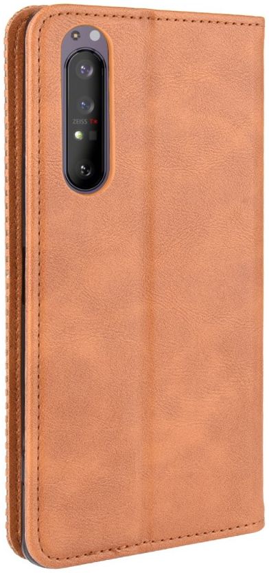 Sony Xperia 1 II Vintage Portemonnee Hoesje Bruin afbeelding 6