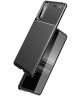 Sony Xperia 10 II Hoesje Geborsteld Carbon Zwart