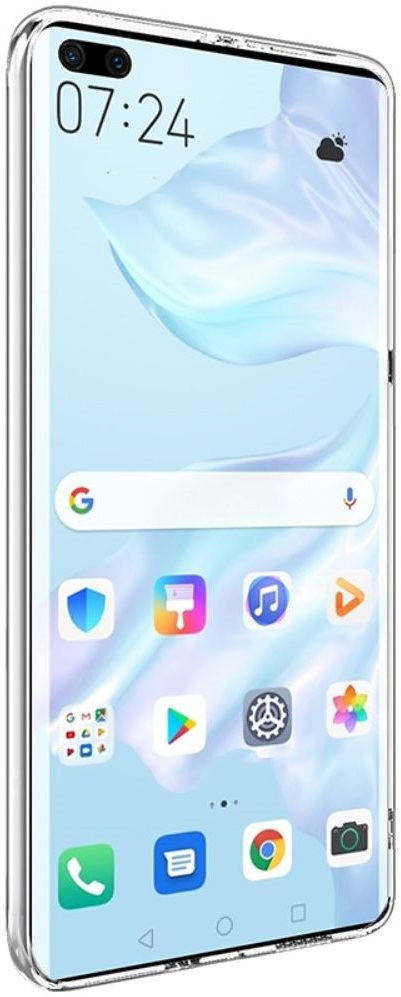 IMAK UX-5 Series Huawei P40 Pro Hoesje Flexibel en Dun TPU Transparant afbeelding 5