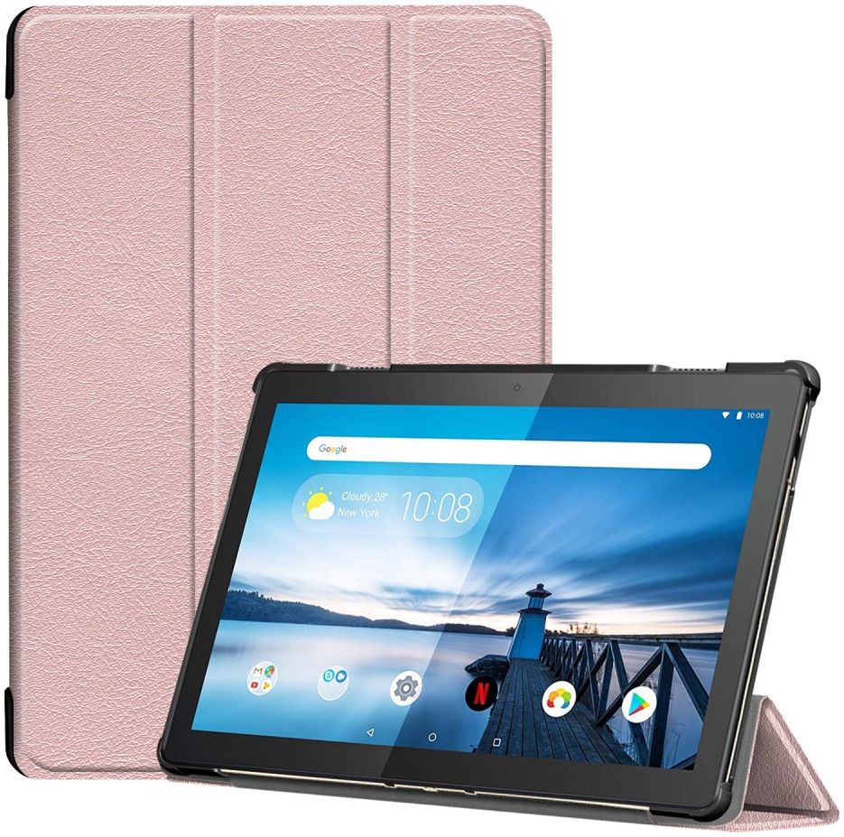 Lenovo Tab M10 (HD) Gen 1 Tri-Fold Hoes Roze afbeelding 1