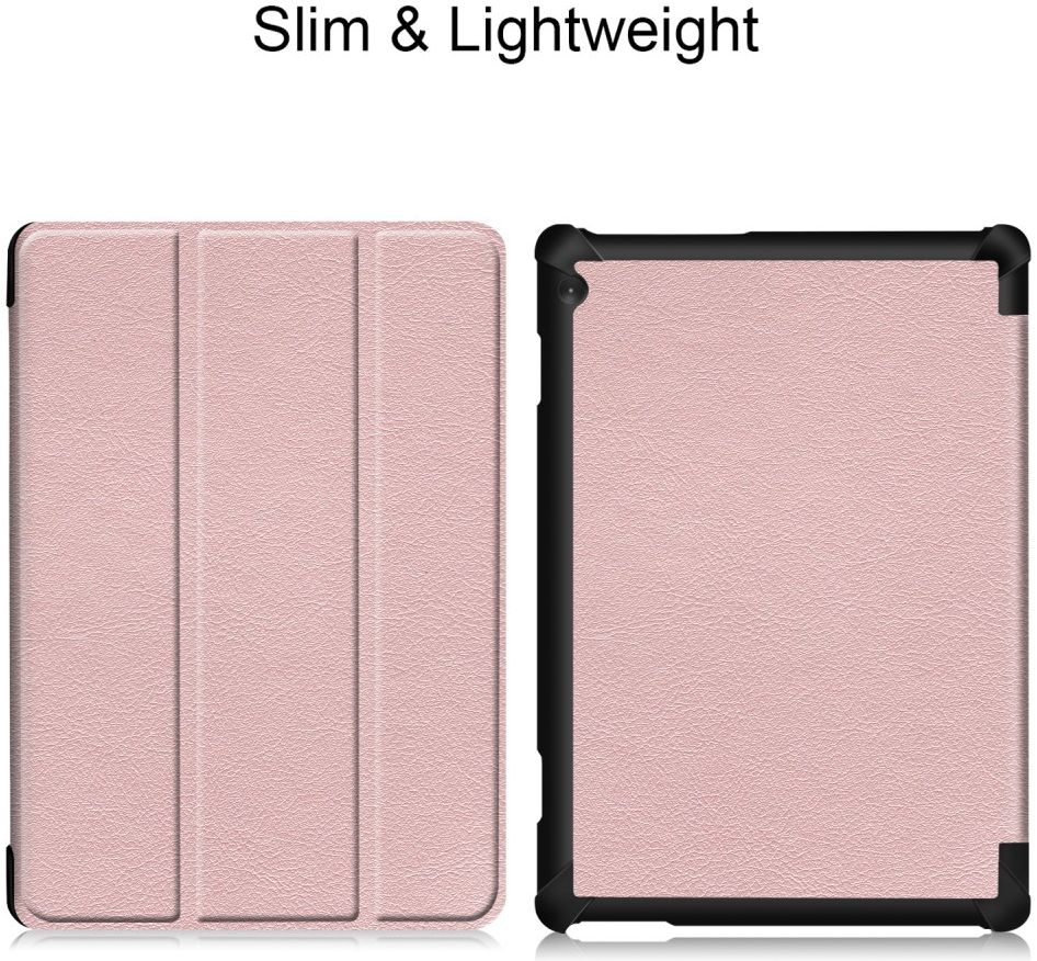 Lenovo Tab M10 (HD) Gen 1 Tri-Fold Hoes Roze afbeelding 7