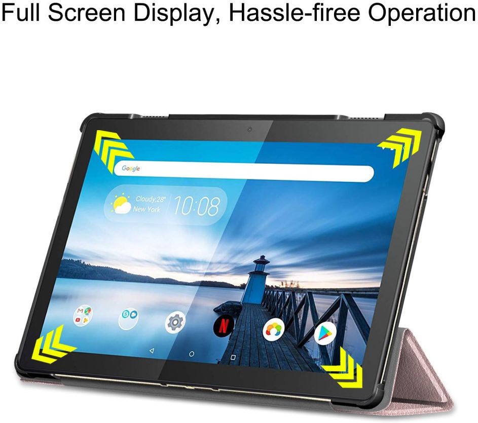 Lenovo Tab M10 (HD) Gen 1 Tri-Fold Hoes Roze afbeelding 5