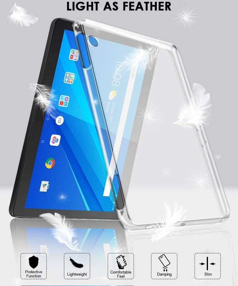 Lenovo Tab M10 (HD) Gen 1 TPU Hoes Transparant afbeelding 2