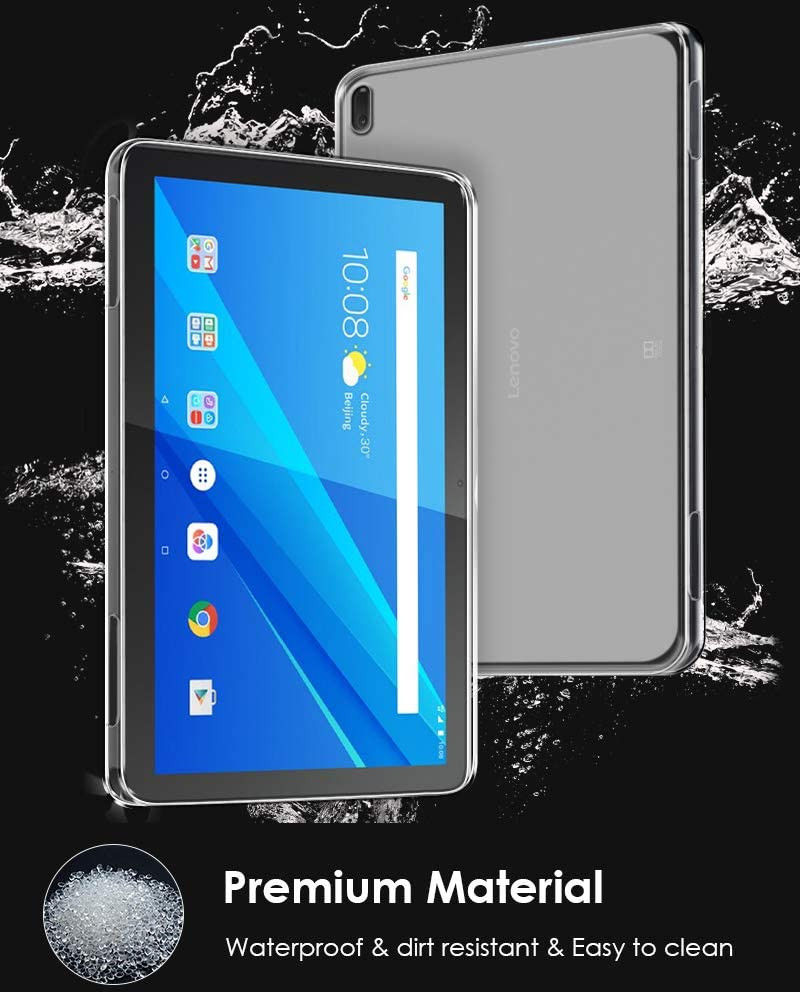 Lenovo Tab M10 (HD) Gen 1 TPU Hoes Transparant afbeelding 3