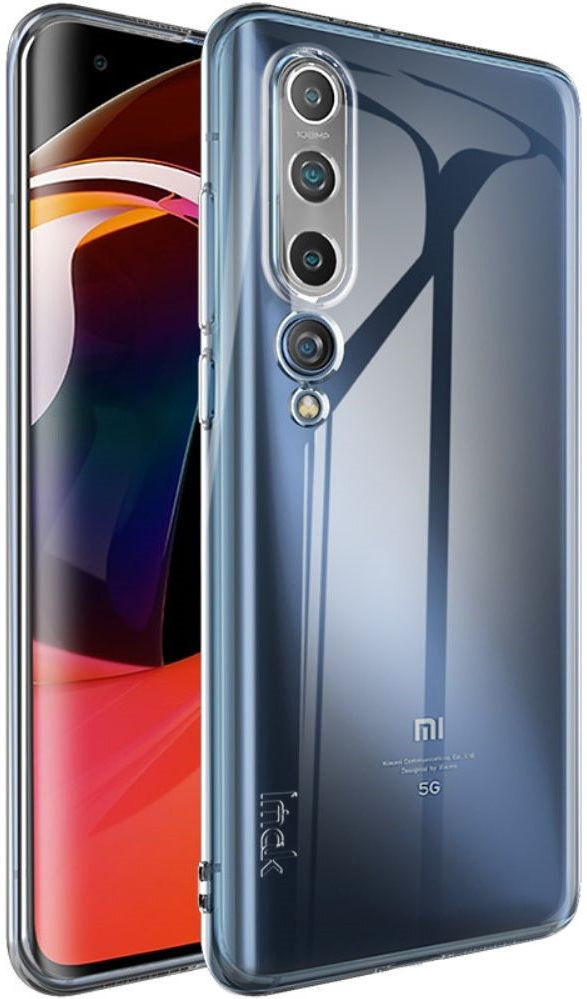 IMAK UX-5 Series Xiaomi Mi 10 Hoesje Flexibel TPU Transparant afbeelding 1
