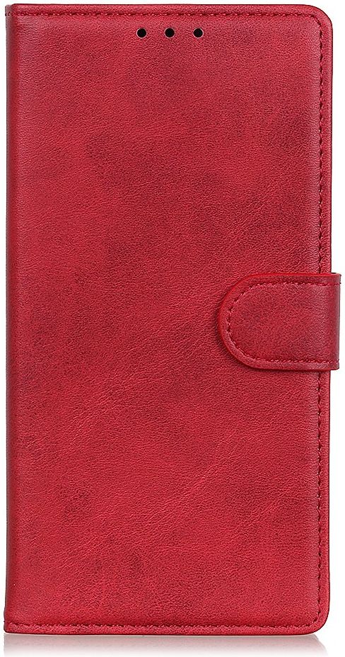 Xiaomi Mi 10 (Pro) Book Case Matte Portemonnee Hoesje Rood afbeelding 2