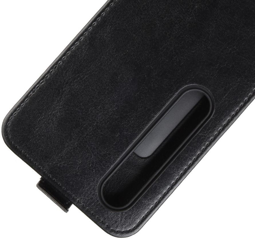 Xiaomi Mi 10 (Pro) Hoesje Verticale Flipcase Zwart afbeelding 3