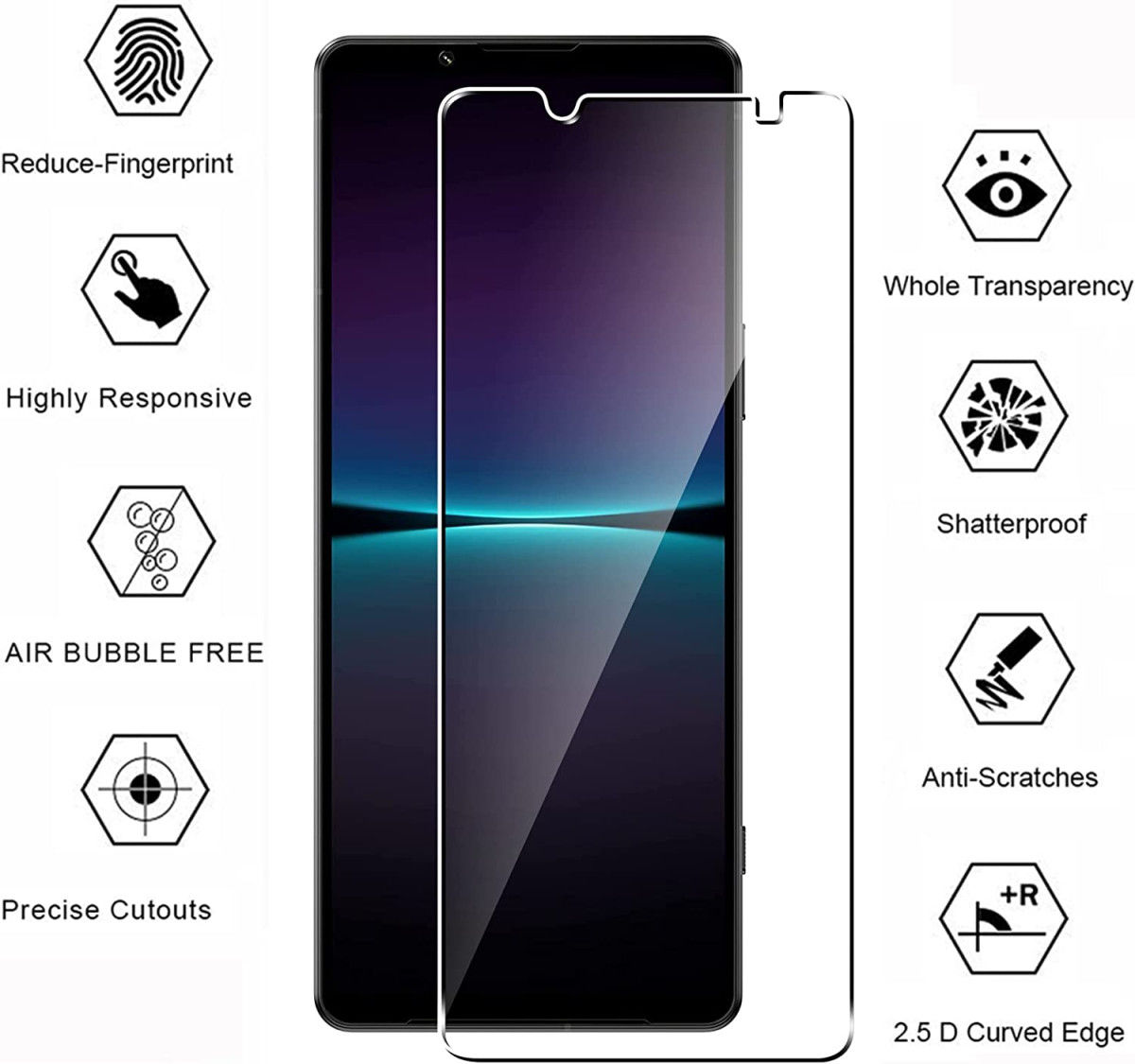 Sony Xperia L4 Screen Protector Ultra Clear Display Folie afbeelding 2