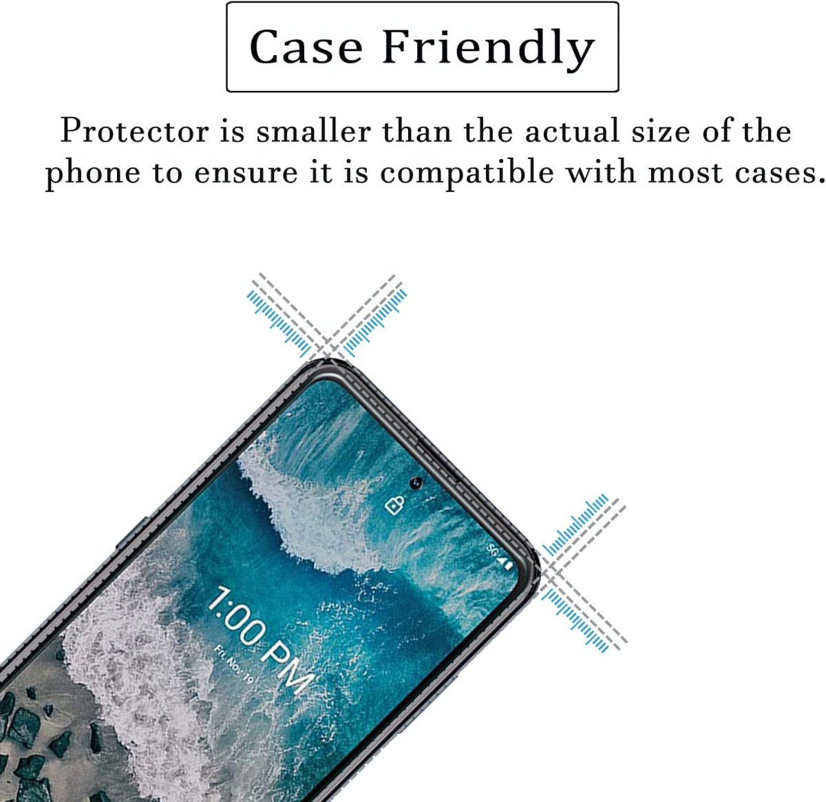 Nokia 1.3 Ultra Clear LCD Screen Protector afbeelding 3