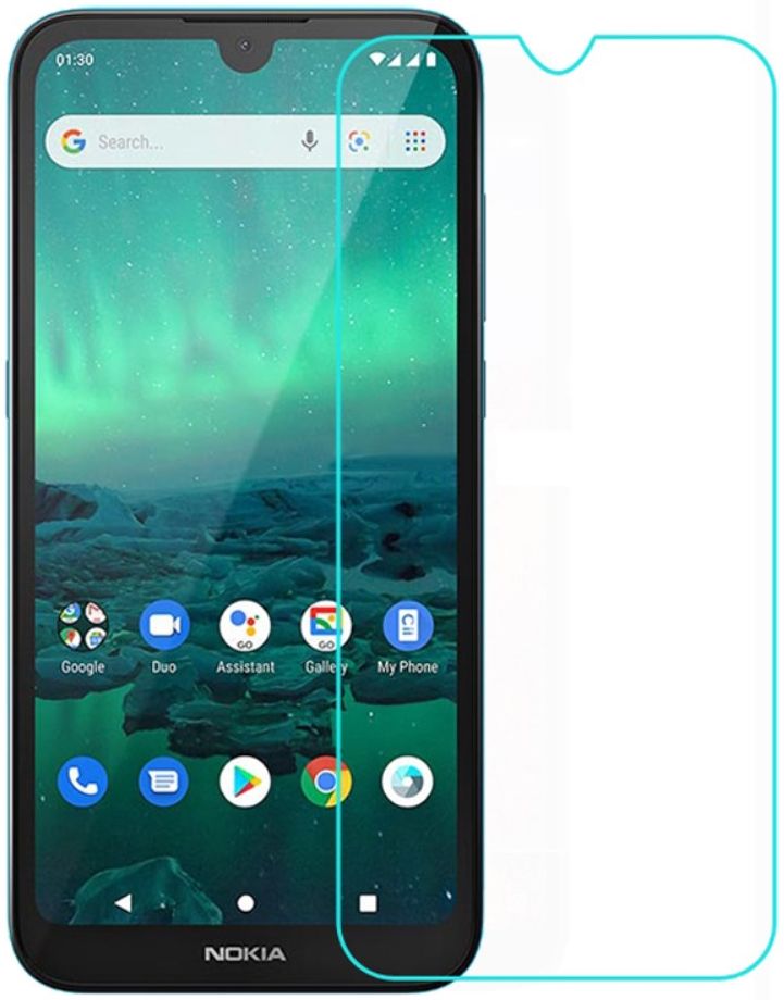 Nokia 1.3 Arc Edge Tempered Glass Screenprotector afbeelding 1