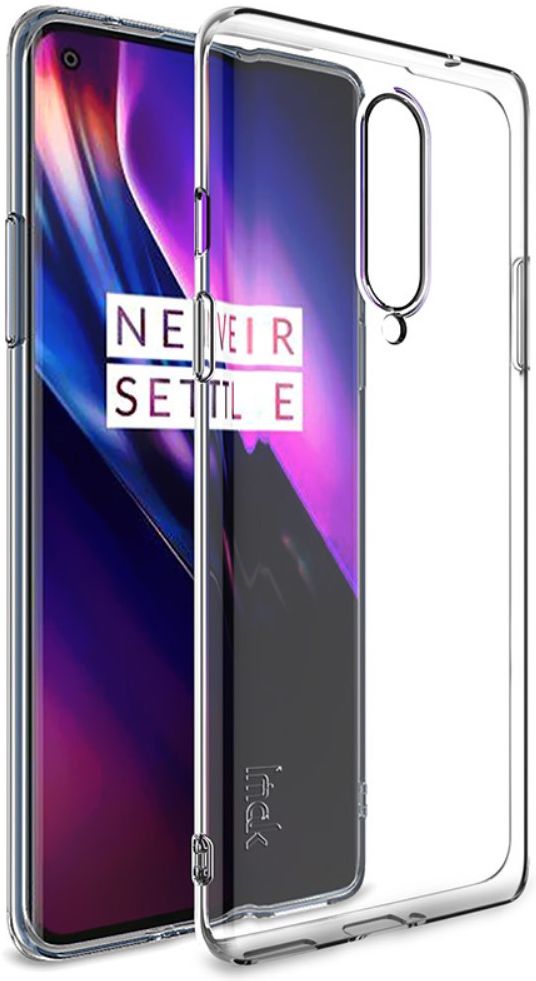 IMAK UX-5 Series OnePlus 8 Hoesje Flexibel en Dun TPU Transparant afbeelding 2