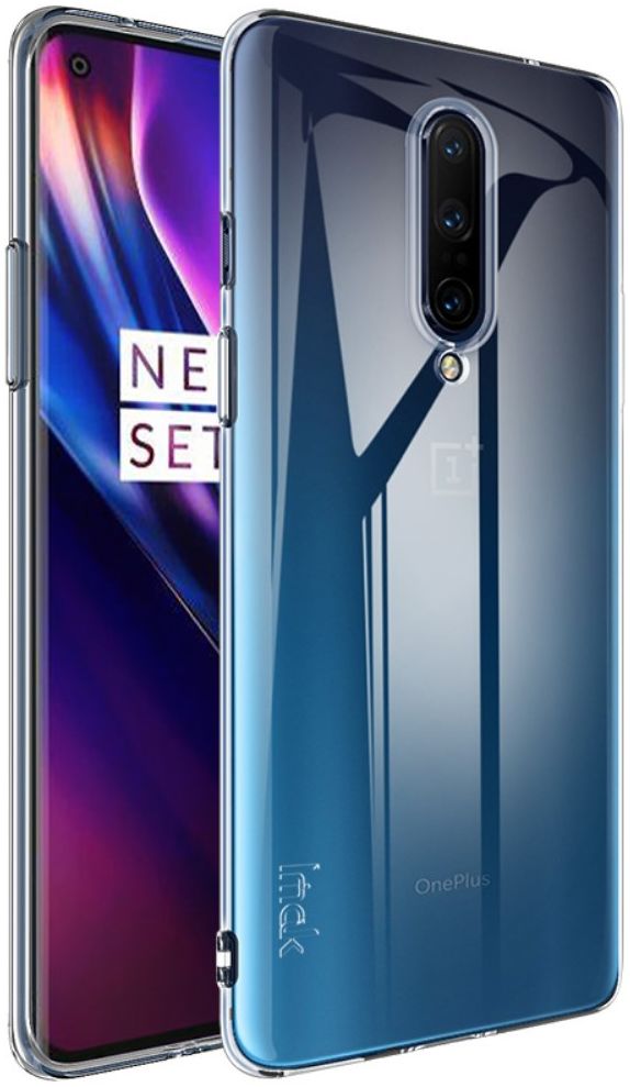 IMAK UX-5 Series OnePlus 8 Hoesje Flexibel en Dun TPU Transparant afbeelding 1