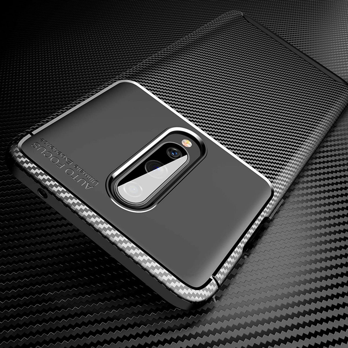 OnePlus 8 Geborsteld TPU Hoesje Blauw afbeelding 7