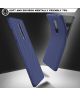 OnePlus 8 Twill Slim Texture TPU Hoesje Blauw
