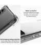 IMAK OnePlus 8 Hoesje Flexibel TPU met Screenprotector Transparant