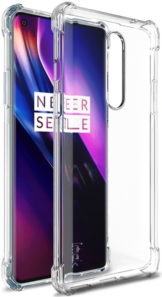 IMAK OnePlus 8 Hoesje Flexibel TPU met Screenprotector Transparant afbeelding 2