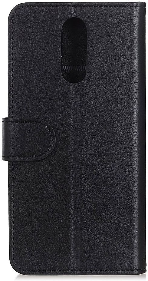 OnePlus 8 Litchi Skin Portemonnee Hoesje Zwart afbeelding 6
