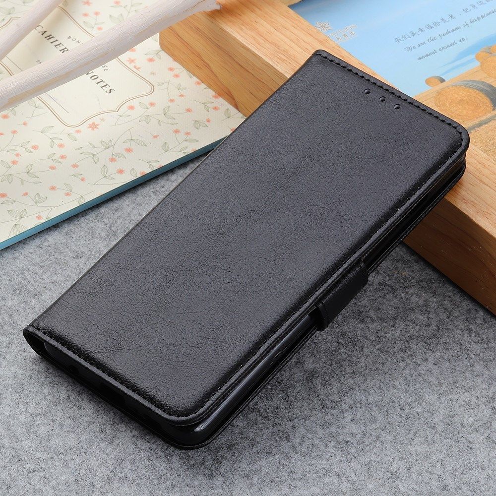 OnePlus 8 Litchi Skin Portemonnee Hoesje Zwart afbeelding 8