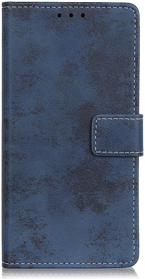 OnePlus 8 Vintage Portemonnee Stand Hoesje Blauw afbeelding 2