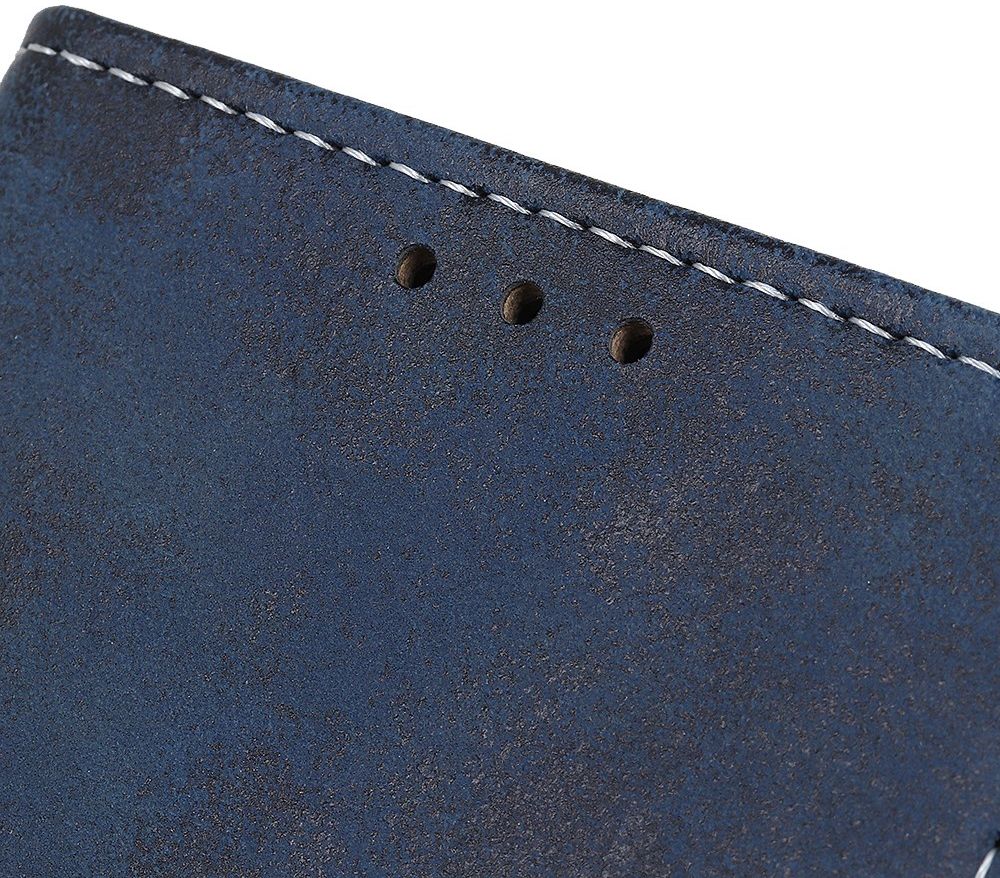OnePlus 8 Vintage Portemonnee Stand Hoesje Blauw afbeelding 9