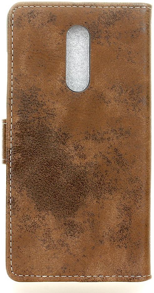 OnePlus 8 Vintage Portemonnee Stand Hoesje Bruin afbeelding 5