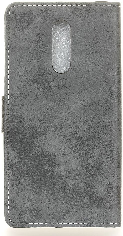 OnePlus 8 Vintage Portemonnee Stand Hoesje Grijs afbeelding 5