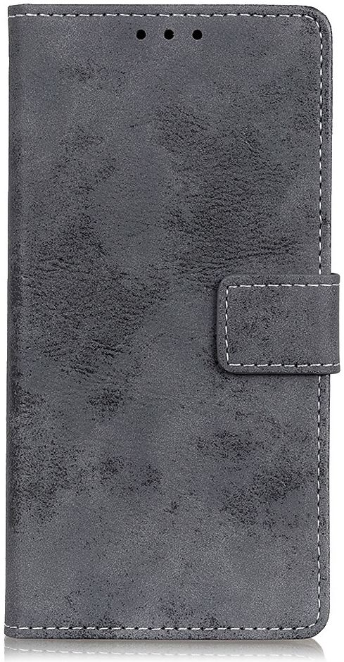 OnePlus 8 Vintage Portemonnee Stand Hoesje Grijs afbeelding 2