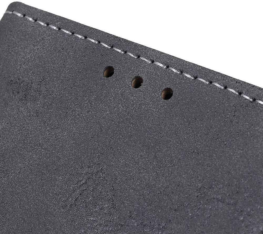 OnePlus 8 Vintage Portemonnee Stand Hoesje Grijs afbeelding 9