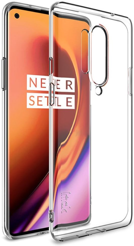 IMAK UX-5 Series OnePlus 8 Pro Hoesje Flexibel en Dun TPU Transparant afbeelding 2