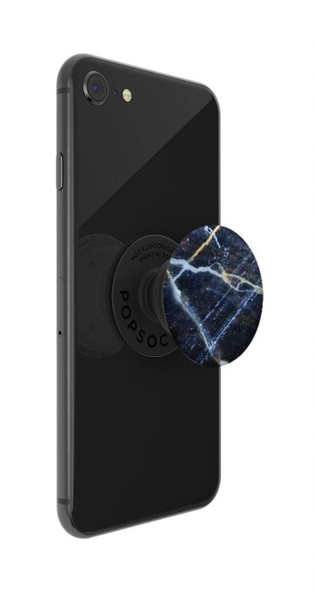 PopSockets X HappyCase PopGrip PopTop Greep en Standaard Donker Marmer afbeelding 8